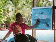 Briefing bei den Biodiversity Nature Divers (Tauchspot Blue Magic) 