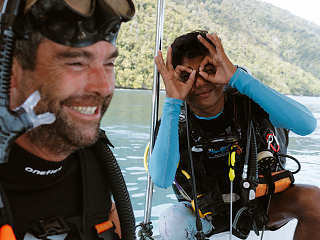 Tauchbetrieb · Dive Center Raja Ampat 