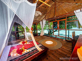 Deluxe Cottage mit Fensterfront · Biodiversity Raja Ampat 