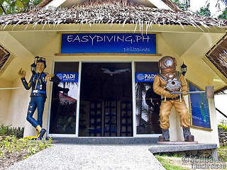 Diveshop des Easy Diving & Beach Resort Sipalay 