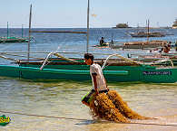 Algenfarmer auf Cagayan Island · Tauchreisen Philippinen 