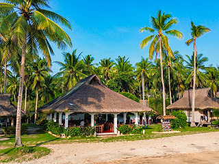 Restraurant am Resort-Strand 